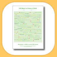 100 Ways to Praise a Child